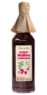 MALINOVÝ SIRUP S MEDOM 500 ml - PRIAMO Z KRAJINY MALINOVÝ SIRUP S MEDOM 500 ml - PRIAMO Z KRAJINY