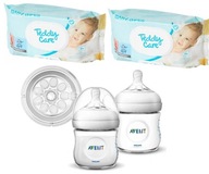 2 x Philips AVENT + 2 x utierky 90ks fľaša 125 2 x Philips AVENT + 2 x utierky 90ks fľaša 125