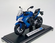 NOVÝ MOTOCYKEL WELLY 2017 SUZUKI GSX-S1000F 1:18