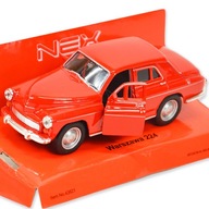 WELLY MODEL 1:34 AUTO WARSAW 224 RED WELLY MODEL 1:34 AUTO WARSAW 224 RED
