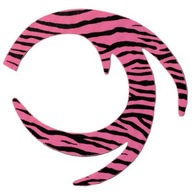 Dragon Tails M, L 10328 L Fluo Pink Barred