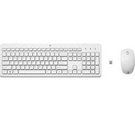 Bezdrôtová klávesnica a myš HP 230 biela