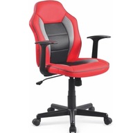 Otočná stolová stolička NEMO červená/čierna