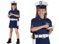 POLICAJTKA KARNEVALOVÝ kostým Plesové ŠATY ŠATY veľkosť 140 cm DOPRAVA POLICAJTKA KARNEVALOVÝ kostým Plesové ŠATY ŠATY veľkosť 140 cm DOPRAVA