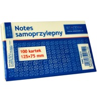 SAMOLEPIACI ZÁPISNÍK 125x75 mm listy 100 listov