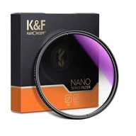 Polovičný filter K&F Concept Nano X GND8 72mm