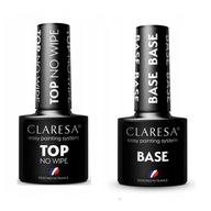 No Wipe base a top coat, sada lakov Claresa No Wipe base a top coat, sada lakov Claresa