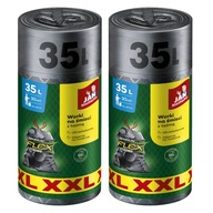 2X VRECKÁ NA ODPADKY 35L JAN ESSENTIAL MAGNUM FLEX TAPE 2X30KS UNIVERSAL 2X VRECKÁ NA ODPADKY 35L JAN ESSENTIAL MAGNUM FLEX TAPE 2X30KS UNIVERSAL