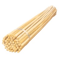 Palice Dlhé palice 50cm fi 5mm 50ks okrúhle bambusové