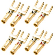 NAKAMICHI HQ GOLD SPADE KONEKTORY REPRODUKTOROV 8 KS NAKAMICHI HQ GOLD SPADE KONEKTORY REPRODUKTOROV 8 KS