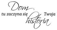 Nálepka na stenu s citátmi HOME dekorácia Nálepka na stenu s citátmi HOME dekorácia