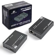 Konvertor HDMI - LAN RJ45 60m Extender