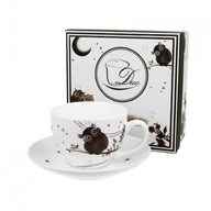 PORCELÁNOVÁ DUO SOV ŠÁLKA kávy a čaju, 280 ml PORCELÁNOVÁ DUO SOV ŠÁLKA kávy a čaju, 280 ml