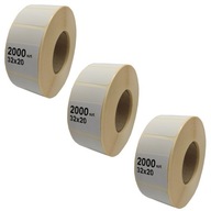TERMOŠTÍTKY NA ROLIKE 32x20mm 2000et x 3ks