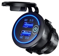 2XUSB QC3.0 ZÁSUVKA VSTAVANÁ RÝCHLONABÍJAČKA 2XUSB QC3.0 ZÁSUVKA VSTAVANÁ RÝCHLONABÍJAČKA
