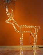 XL Veľký vianočný žiariaci sob LED TEPLÝ BIELY XL Veľký vianočný žiariaci sob LED TEPLÝ BIELY