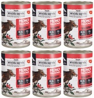 Wiejska Zagroda MONO Hovädzie mäso 6 x 400 g pre psov Wiejska Zagroda MONO Hovädzie mäso 6 x 400 g pre psov