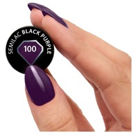 SEMILAC 100 čierny fialový UV LED hybridný lak 7