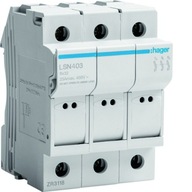HAGER Poistkový spínač 3P L32 8X32mm 25A