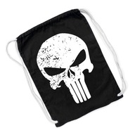 ČIERNY BATOH S STRUNMI PUNISHER SKULL ČIERNY BATOH S STRUNMI PUNISHER SKULL
