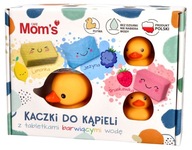 Kúpanie kačíc s vodnými farbiacimi tabletami Mom's Care Kúpanie kačíc s vodnými farbiacimi tabletami Mom's Care