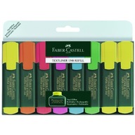 FABER-CASTELL ZVÝRAZŇOVAČE 48 5 FARIEB+3 ŽLTÉ FABER-CASTELL ZVÝRAZŇOVAČE 48 5 FARIEB+3 ŽLTÉ