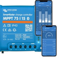 Inteligentný regulátor solárneho nabíjania MPPT 75V/15A