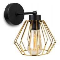 Retro zlatá Scrambler Lamp Loft Elegant