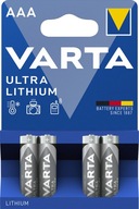 4x VARTA R3/AAA profesionálne LÍTIOVÉ BATÉRIE 4x VARTA R3/AAA profesionálne LÍTIOVÉ BATÉRIE