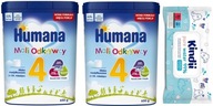 HUMANA 4 NÁSLEDNÉ MLIEKO PO 24 M+ 2x650G Utierky HUMANA 4 NÁSLEDNÉ MLIEKO PO 24 M+ 2x650G Utierky