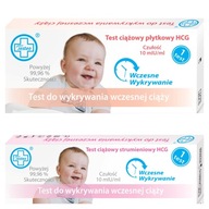 Doštičkový a prúdový tehotenský test 16 kusov TESTEO Doštičkový a prúdový tehotenský test 16 kusov TESTEO