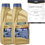 RAVENOL MTF-2 75W80 2L - PREVODOVÝ OLEJ RAVENOL MTF-2 75W80 2L - PREVODOVÝ OLEJ