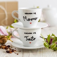 Šálky s menami detí, matkou a Deň otcov Šálky s menami detí, matkou a Deň otcov