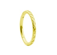 Titánový ozdobný prsteň CLICKER helix 1,2/8 Gold Titánový ozdobný prsteň CLICKER helix 1,2/8 Gold