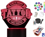 Stolná lampa Tattoo Studio Tattoo LED PLEXIDO Stolná lampa Tattoo Studio Tattoo LED PLEXIDO