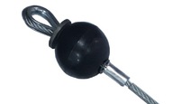 Naťahovanie lana FK, 4mm očko na náprstok + atlasová guľa Naťahovanie lana FK, 4mm očko na náprstok + atlasová guľa