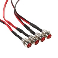 Red Style Et 12v 8mm LED panel Diaľkové ovládanie Dash Sam Red Style Et 12v 8mm LED panel Diaľkové ovládanie Dash Sam