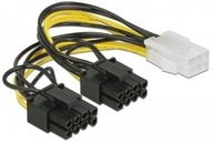 napájací adaptér 6pin grafickej karty na 2x 8pin PCIe napájací adaptér 6pin grafickej karty na 2x 8pin PCIe