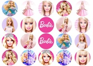 BARBIE Muffin Oblátka s cukrom A4 BARBIE Muffin Oblátka s cukrom A4