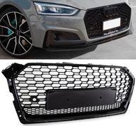 Gril Audi A5 F5 8W6 16-19 RSlook čierny lesklý PDC Gril Audi A5 F5 8W6 16-19 RSlook čierny lesklý PDC