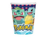 Pokémon papierové poháre 250 ml, 8 ks.