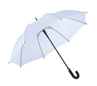 Dámsky dlhý automatický dáždnik biely