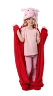 Teplá deka Peppa Pig s kapucňou 110x140 pre deti Teplá deka Peppa Pig s kapucňou 110x140 pre deti