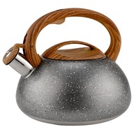 kanvica s píšťalkou, ČIERNA kanvica, plynová indukcia, 3L kanvica s píšťalkou, ČIERNA kanvica, plynová indukcia, 3L