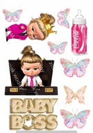 CUKROVÁ PLNKA do torty BABY BOSS GIRL CUKROVÁ PLNKA do torty BABY BOSS GIRL