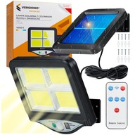 LED solárne svietidlo, pohybový a súmrakový senzor, diaľkové ovládanie