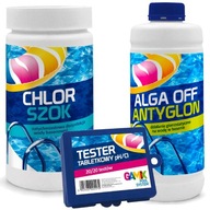 ALGA OFF ANTIGLONE 1L + CHLÓROVÝ BAZÉNOVÝ TESTER