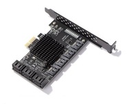 Adaptér radiča PCI-E karta 1x až 10x SATA 3 Adaptér radiča PCI-E karta 1x až 10x SATA 3