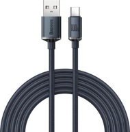 USB USBA USBC kábel 2 m čierny (BSU3102BLK) USB USBA USBC kábel 2 m čierny (BSU3102BLK)