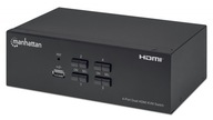 HDMI / USB KVM prepínač 4x1 duálny monitor, 4K * 30 Hz